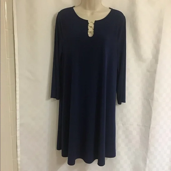NEW Directions Navy Blue Dress - Picture 1 of 3